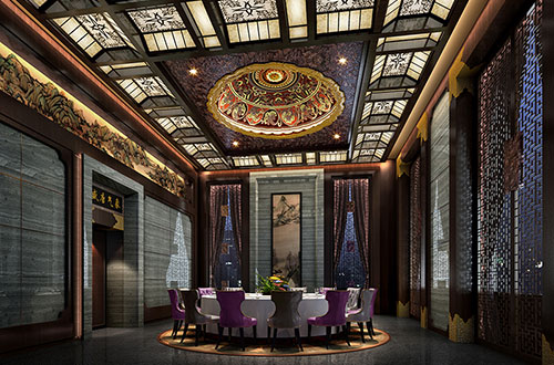 鹤壁低调奢华的新中式酒店设计效果图