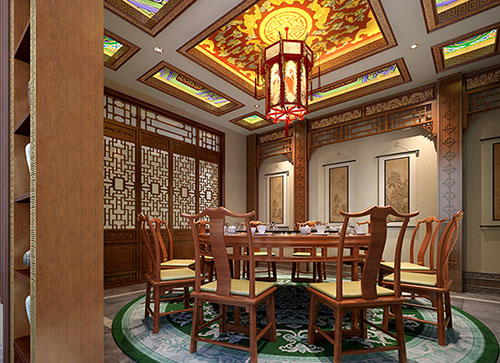 鹤壁中式古典风格家居装修设计效果图