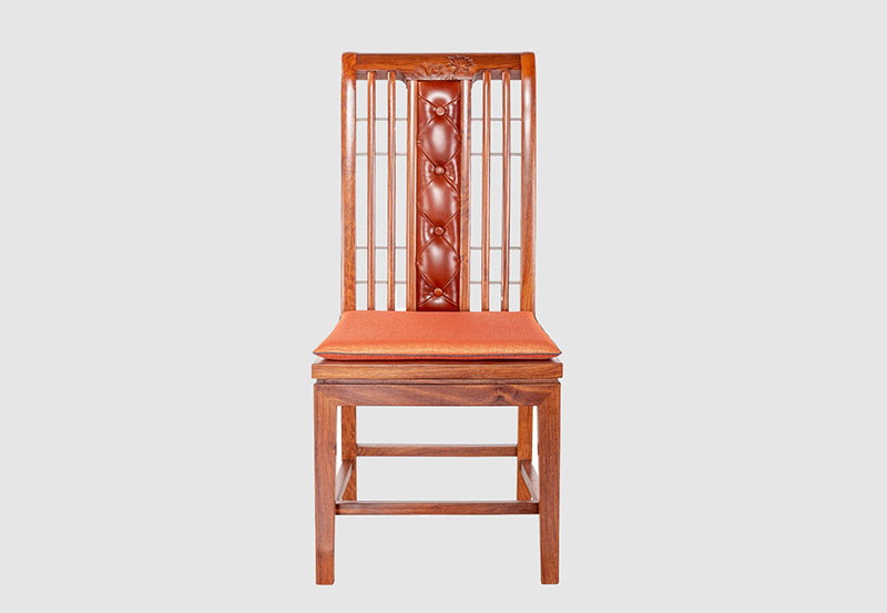 鹤壁芙蓉榭中式实木餐椅效果图
