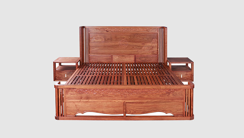 鹤壁中式卧室装修怎么能少得了中式实木大床呢